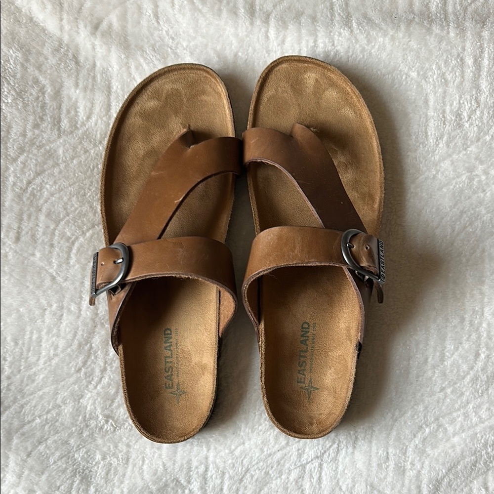 Eastland Brown Leather Sandals